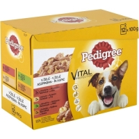 Pedigree 100gx12ks kapsička adult - krabice v želé dog 