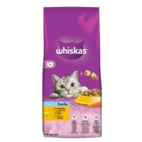 Whiskas 14kg sterile kuřecí cat  AKCE