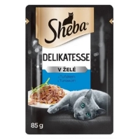 Sheba Delikatesse 85g tuňák v želé cat