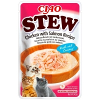 Churu Cat CIAO Stew Chicken with Salmon Recipe 40g