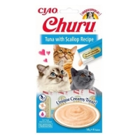 Churu Cat Tuna with Scallop 4x14g