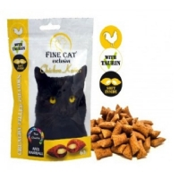 Fine cat Exclusive polštářky  ANTI-HAIRBALL kuřecí 60g