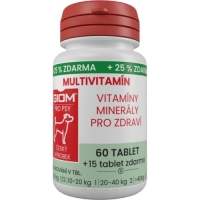 Giom S Multivitamín 60ks tablety dog+cat