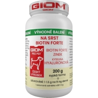 Giom S Biotin na srst 200g prášek dog+cat