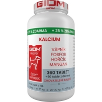 Giom S Kalcium 360ks tablety dog+cat