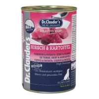 Dr.Clauder´s Hirsch & Kartoffel (jelen s bramborem) 400g dog  AKCE