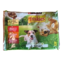 Friskies 85gx4ks kaps., hovězí, kuře, jehně ve šťávě